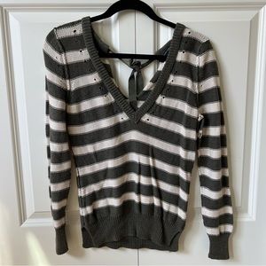 banana republic striped sweater